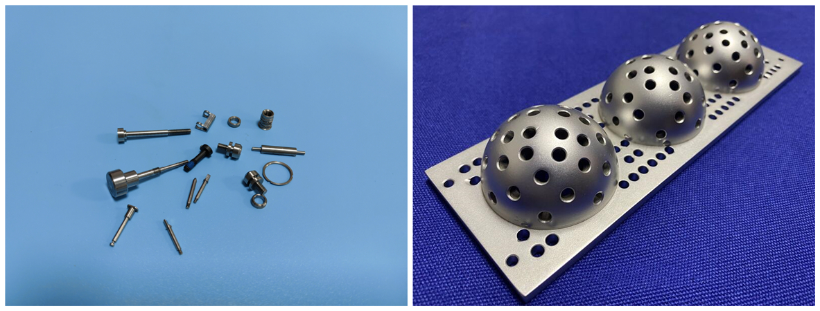 Präzisions-CNC-Bearbeitung für Komponenten und Implantate medizinischer Geräte CNC-gefräste Komponenten für medizinische Geräte mit hoher Präzision und engen Toleranzen
