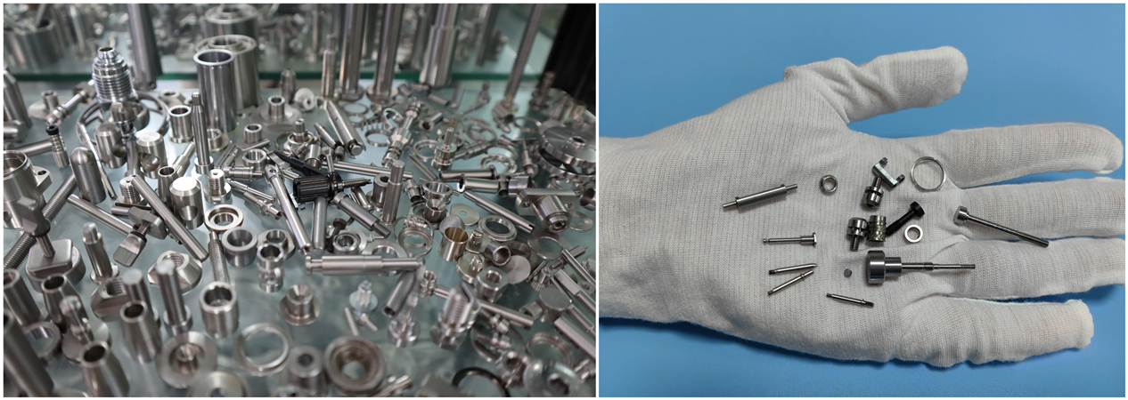 Swiss-gedrehte Aluminiumteile, hergestellt mit hochpräziser CNC-Bearbeitung Swiss-gedrehte Aluminiumteile für präzise CNC-Anwendungen