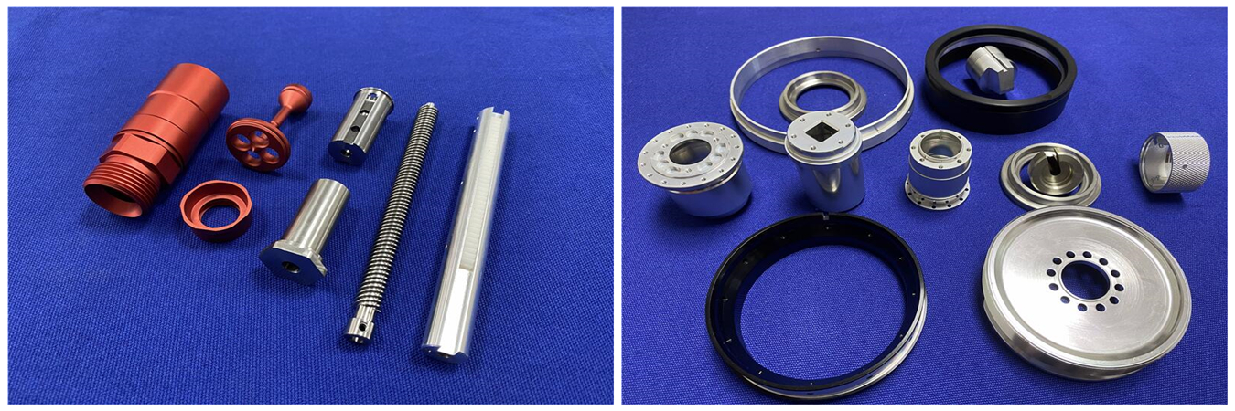 CNC-gedrehte Aluminiumteile mit hoher Präzision für industrielle Anwendungen