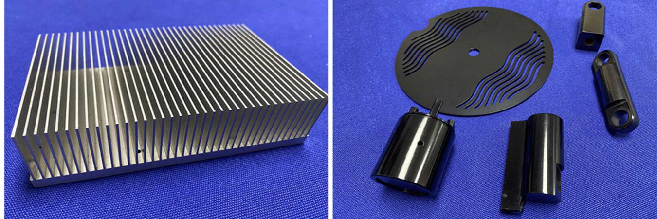 Präzisions-CNC-gefräste Kühlkörperteile für Elektronik und industrielle Anwendungen