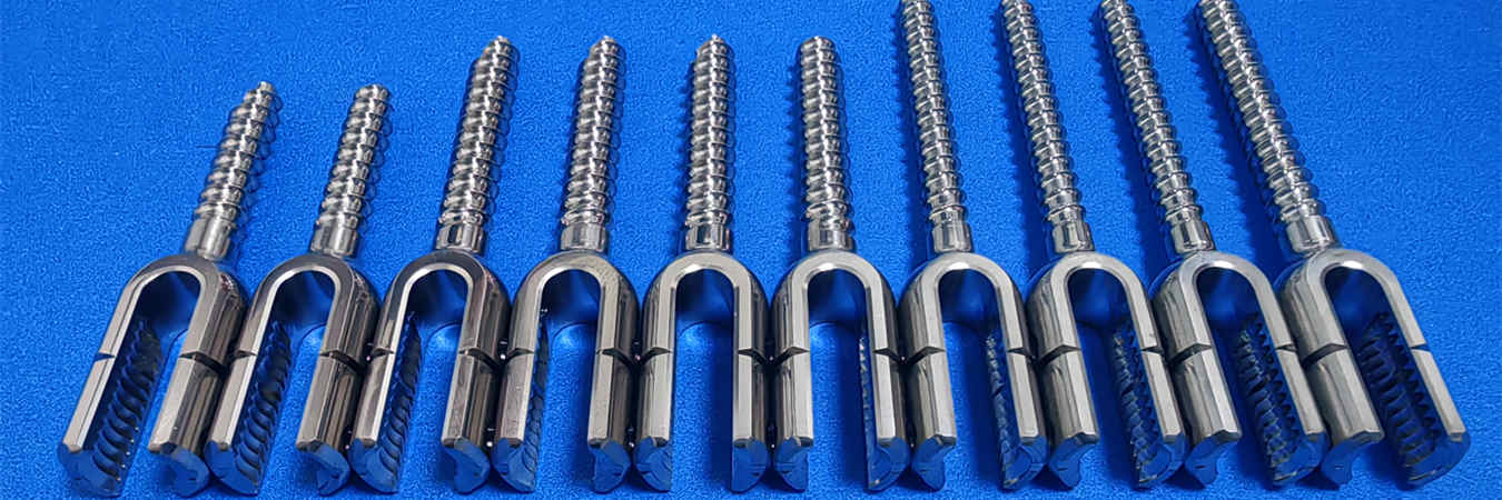 CNC-bearbeitete Titan-Knochenschrauben für orthopädische und medizinische Implantate
