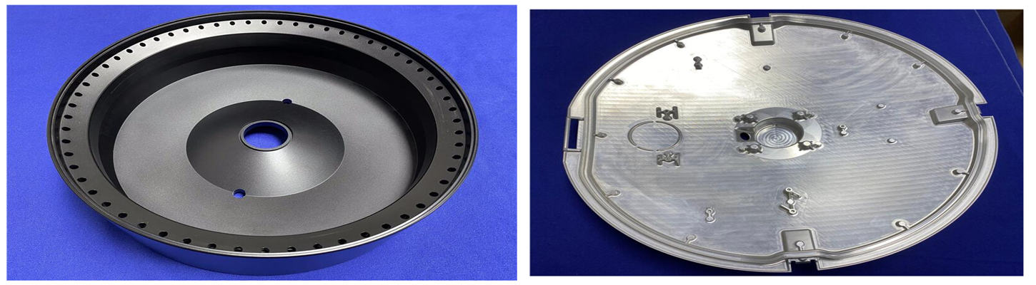 Hochpräzises CNC-gedrehtes und -gefrästes Aluminiumteil mit komplexer Geometrie