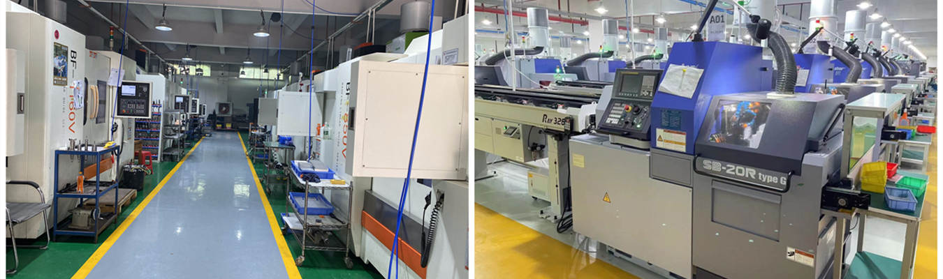 Professionelle Titan-CNC-Werkstatt mit modernen Mehrachsbearbeitungsfähigkeiten