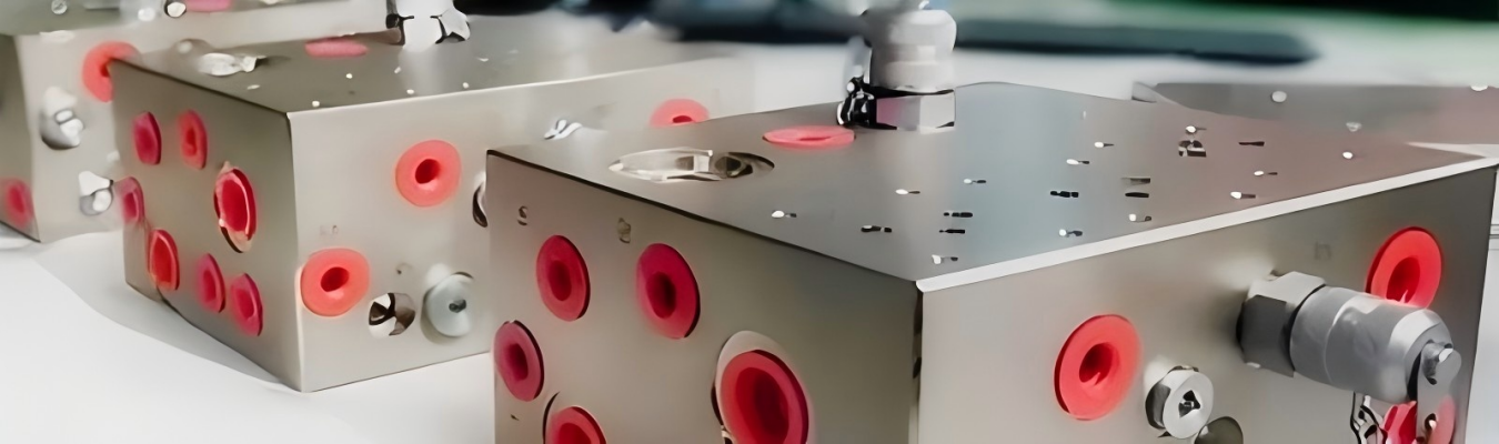 Custom Hydraulic Manifold Blocks Custom hydraulic manifold blocks CNC machined for high performance fluid control systems