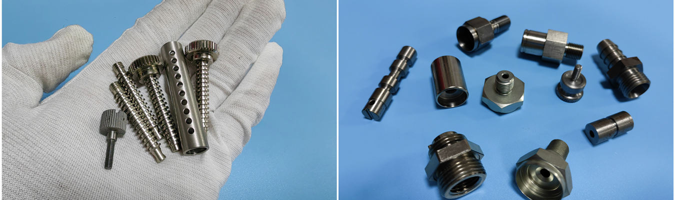 Industrieller Schrauben- und Mutternherstellungsprozess mit CNC-Präzisionsbearbeitung für kundenspezifische Metallverbindungselemente