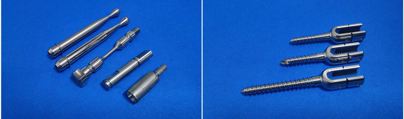 Präzisionsgedrehte Titan-Hardware mit Swiss Machining Präzisionsgedrehte Titan-Hardware und swiss-gelagerte Titanbauteile für Luft- und Raumfahrt, Medizin und hochtolerante Befestigungsanwendungen