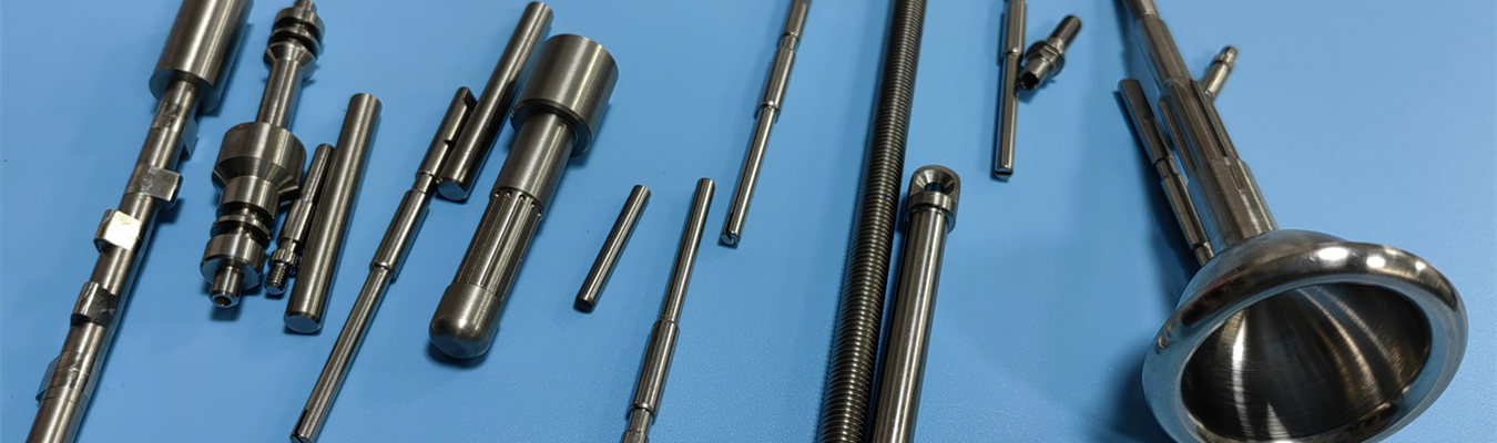 Kundenspezifische CNC-gefräste Präzisionsstifte, hergestellt durch Swiss Drehbearbeitung für medizinische, automobiltechnische und industrielle Anwendungen